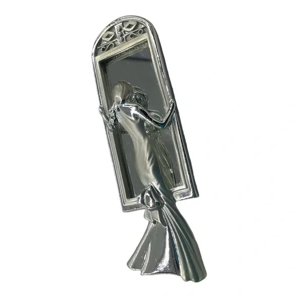 Elegant vintage mirror Brooch Mirror Brooch - Etsy main image 4